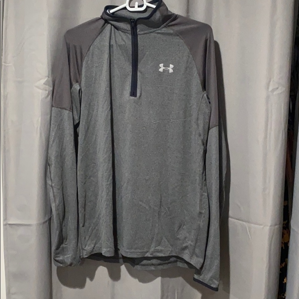 Grey Under Armour quarter zip